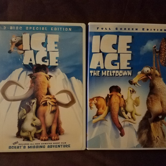 Ice Age and Ice Age: The MeltDown 2 Disc DVDs (Like-New) - Picture 5 of 5